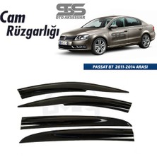 Fruens Cam Rüzgarlığı Volkswagen Passat B7 2011-2014 Arası Mügen Tip Piano Black