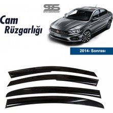 Fruens Cam Rüzgarlığı Fiat Egea 2014 Sonrası Mügen Tip Piano Black