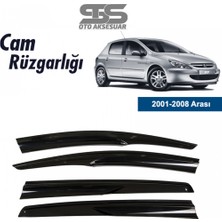 Fruens Cam Rüzgarlığı Peugeot 307 2001-2008 Mügen Tip Piano Black