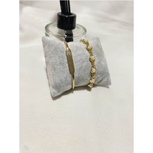 Bers Aksesuar Kadın Altın Kaplama Orijinal Faturalı Kombin Bileklik Seti