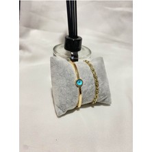 Bers Aksesuar Kadın Altın Kaplama Orijinal Faturalı Kombin Bileklik Seti