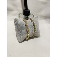 Bers Aksesuar Kadın Altın Kaplama Orijinal Faturalı Kombin Bileklik Seti