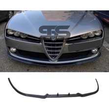 Alfa Romeo 156 Cupra R Uyumlu Ön Lip Mat Siyah Ön Tampon Lip