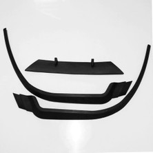Fruens Renault Symbol Thalia Cupra R Uyumlu Ön Lip Mat Siyah Ön Tampon Lip