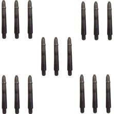 Dartsan 5 Set (15 Adet) 41MM Siyah Şeffaf Polikarbon (Pc) Dart Shaft-Şaft.