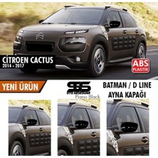 Fruens Citroen Cactus Batman Yarasa Ayna Kapağı Piano Black / 2014-2017