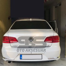 Wv Passat B7-B8-B8.5 Bagaj Üstü Slim Spoiler Piano Black Parlak Beyaz