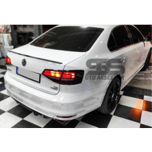  Vw Jetta Mk6 Bagaj Üstü Spoiler Bagaj Çıtası Piano Black 2010-2017