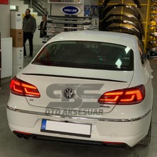 Volkswagen Vw cc Bagaj Üstü Slim Spoiler Piano Black Parlak Siyah