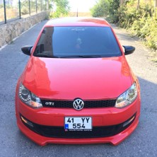 Fruens Volksvogen  Polo 6r-6c 2009-2017 Batman Yarasa Ayna Kapağı Piano Black Abs Plastik