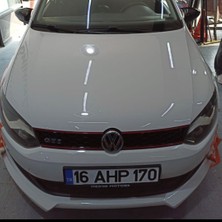 Fruens Volksvogen  Polo 6r-6c 2009-2017 Batman Yarasa Ayna Kapağı Piano Black Abs Plastik