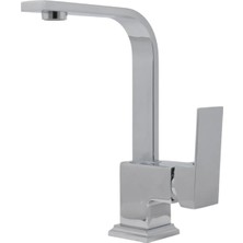 Kca Armatür Kca Krom Kare Lüx Ağır Gövde Banyo Lavabo Bataryası