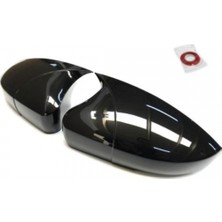 Fruens  Opel Corsa D 2006-2014 Batman Yarasa Ayna Kapağı Piano Black Abs