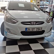 Fruens  Hyundai Accent Blue  Batman Yarasa Ayna Kapağı Piano Black Abs Plastik