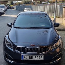 Fruens  Kia Cerato Sinyalli Uyumlu 2016-2019 Batman Yarasa Ayna Kapağı Piano Black Abs Plastik