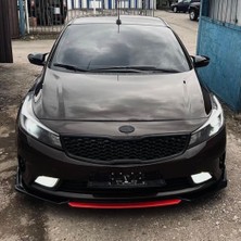 Fruens  Kia Cerato Sinyalli Uyumlu 2016-2019 Batman Yarasa Ayna Kapağı Piano Black Abs Plastik