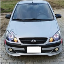 Fruens  Hyundai Getz 2002-2011 Batman Yarasa Ayna Kapağı Piano Black Abs Plastik