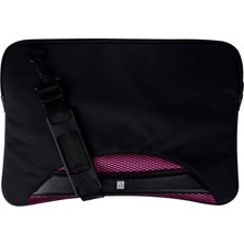 Minbag Billy 15" Laptop Çantası Siyah Pembe