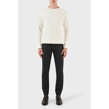 Emporio Armani J75 Pamuk Yün Karışımlı Slim Fit Pantolon Erkek Pantolon 6R1J75 1N08Z 0065