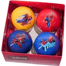 Mutlu Adım 4 Adet 7,5cm Spiderman Yılbaşı Ağaç Süsü