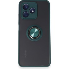 Realme C53 Kılıf Montreal Yüzüklü Silikon Kapak