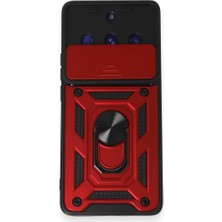 Guwwen Realme 11 Pro Kılıf Pars Lens Yüzüklü Silikon