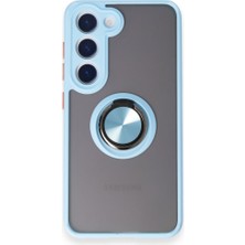 Samsung Galaxy S23 Kılıf Montreal Yüzüklü Silikon Kapak