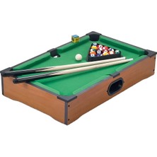 Tabletop Pool Table Masaüstü Ahşap Bilardo Oyunu 51 cm x 30 cm