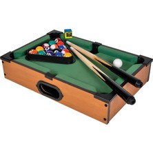 Tabletop Pool Table Masaüstü Ahşap Bilardo Oyunu 51 cm x 30 cm