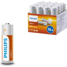 Philips Pil Aa Kalem Alkalin 16LI Paket Phılıps R6L16F/97