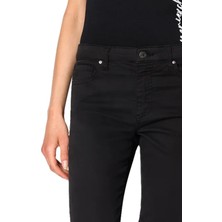 Versace Jeans Couture Yüksek Bel Normal Siyah Kadın Pantolon 75Haa112