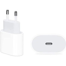 Gökkuşağı Apple iPhone 11 / 11 Pro /12 / 12 Pro Uyumlu Type-C Girişli 20W Adaptör