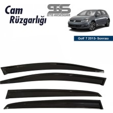 Fruens Cam Rüzgarlığı Volkswagen Golf 7 2013 Sonrası Mügen Tip Piano Black