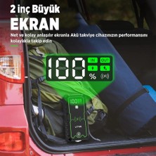 UTRAI JS-1 Pro 16000mAh 2500A Jump Starter Taşınabilir Akü Takviye Cihazı ( Kablosuz Şarj + Pusula + Çanta + Led lamba + Powerbank )