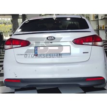 Kia Cerato Bagaj Üstü Slim Spoiler Piano Black Parlak Siyah
