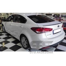 Kia Cerato Bagaj Üstü Slim Spoiler Piano Black Parlak Siyah