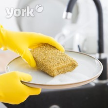 Minihome York Metalize Teflon Kaplamalı Bulaşık Ovma Süngeri 1 Adet.