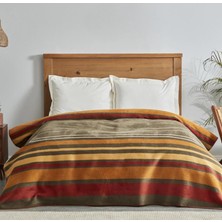 Karaca Home Nina Haki Tek Kişilik Pamuk Battaniye