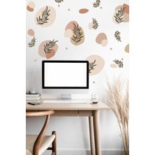 Piksel Grafik Boho Desen Zeytin Dalı