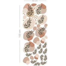 Piksel Grafik Boho Desen Zeytin Dalı