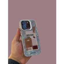 SPHONE Apple iPhone 12 Pro Kılıf 3D Grafiiti Hologram Desenli Kristal Parıltılı Yazılı Figürlü Motif Case