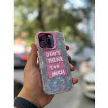 SPHONE Apple iPhone 12 Pro Kılıf 3D Grafiiti Hologram Desenli Kristal Parıltılı Yazılı Figürlü Motif Case