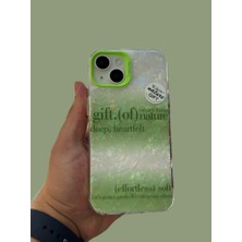 SPHONE Apple iPhone 13 Kılıf 3D Grafiti Hologram Desenli Kristal Parıltılı Yazılı Figürlü Motif Case