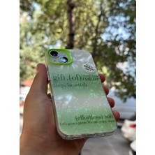 SPHONE Apple iPhone 13 Kılıf 3D Grafiti Hologram Desenli Kristal Parıltılı Yazılı Figürlü Motif Case