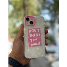 SPHONE Apple iPhone 14 Kılıf 3D Grafiti Hologram Desen Kristal Parıltılı Yazılı Figürlü Motif Case