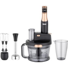 Fakir Speed Quadro Bc Multi Blender Set Siyah Bastıkça Hızlanan Gelişmiş Tasarım