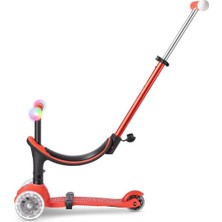 Micro MINI2GROW Deluxe Magic LED Red 3 Tekerlekli Scooter