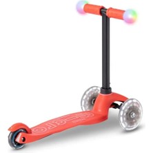 Micro MINI2GROW Deluxe Magic LED Red 3 Tekerlekli Scooter