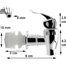 Ürünpazarı Cam Sebil ve Damacana Basmalı Yedek Musluğu-Basmalı Yedek Musluk