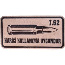 7,62 Harici Kullanıma Uygundur Deri Peç  -Arma - Leather Patch